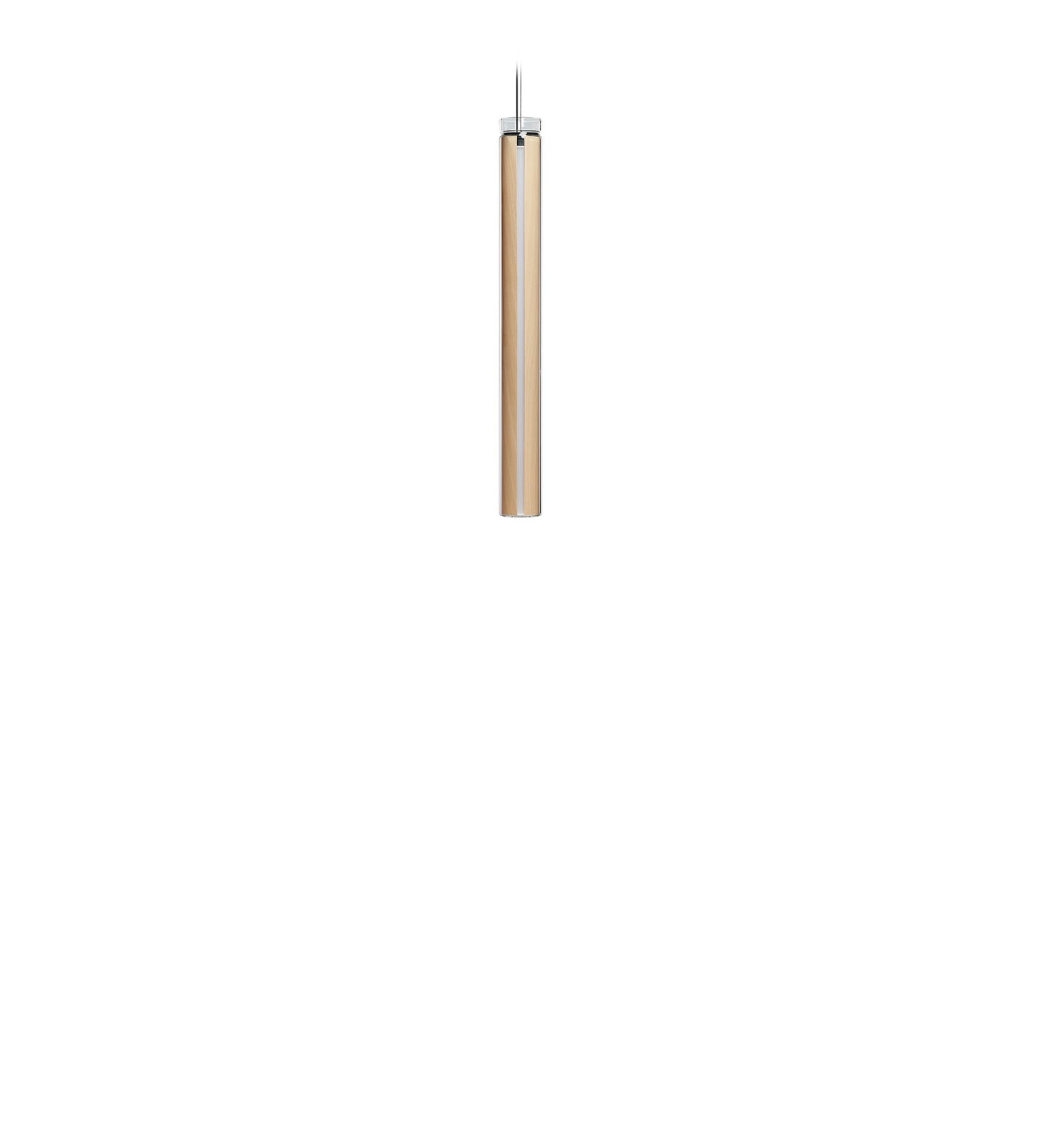 LZF Estela Vertical Pendelleuchte – Furnier Buche natur