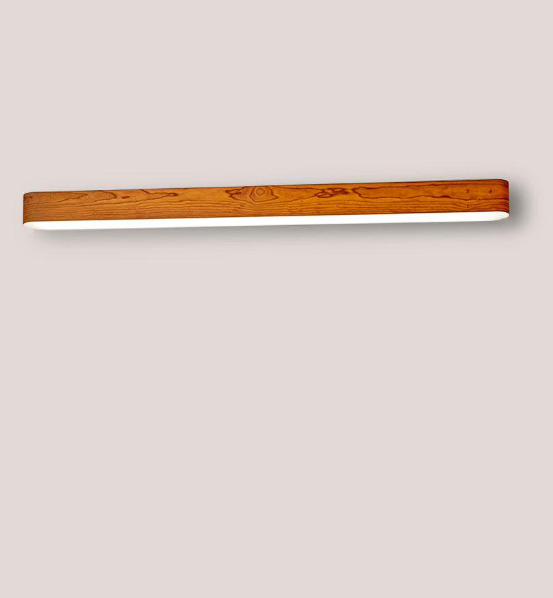 LZF I-Club Slim Wandleuchte – Furnier Kirsche natur