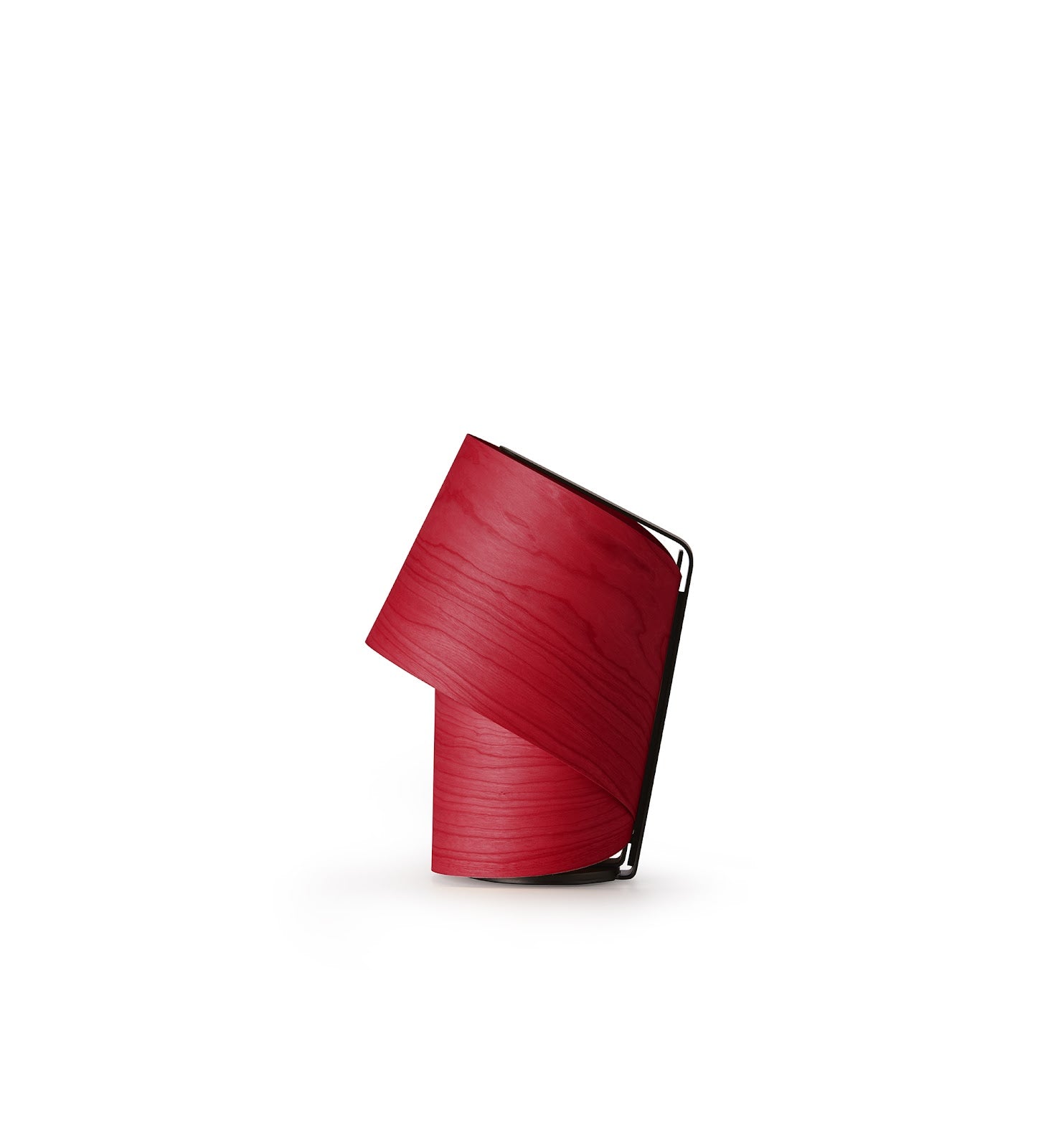 LZF Tiny Tischleuchte – Furnier Rot