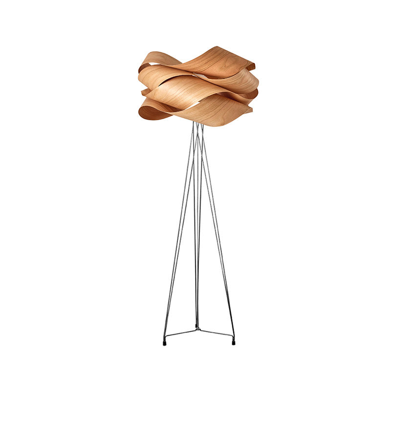 LZF Link Stehleuchte – Furnier Kirsche natur
