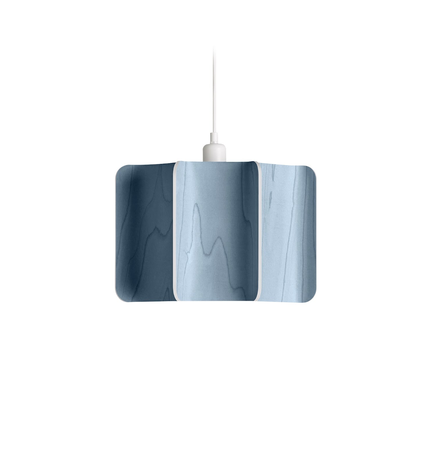 LZF Kactos Pendelleuchte – Furnier Blau