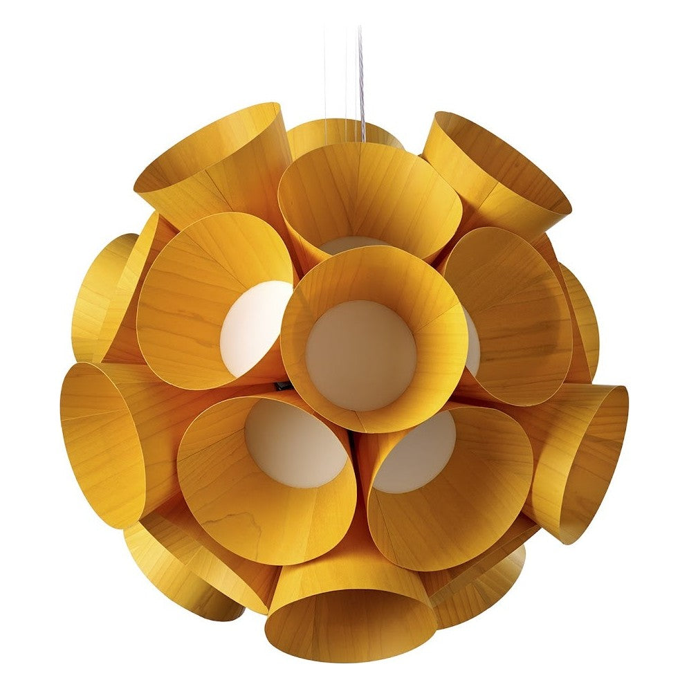 LZF Dandelion Pendelleuchte – Furnier Gelb
