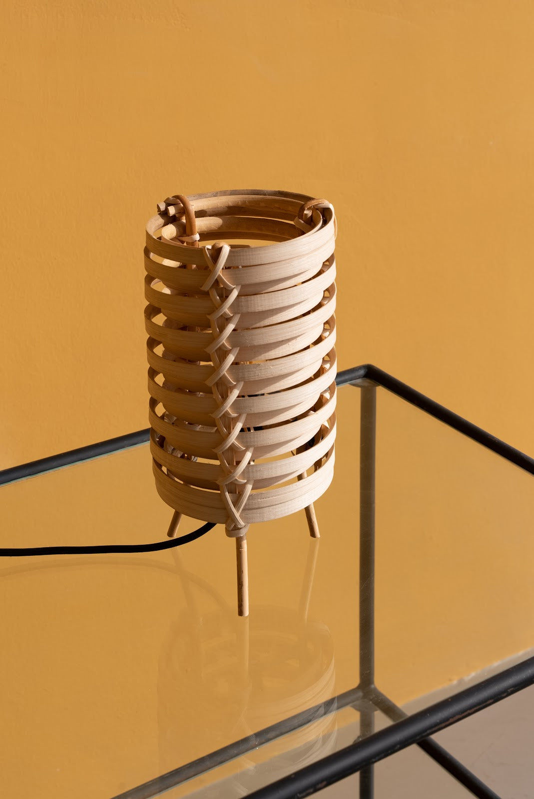 JUNCO Tischleuchte mini — Rattan, E14 – Produktansicht 13