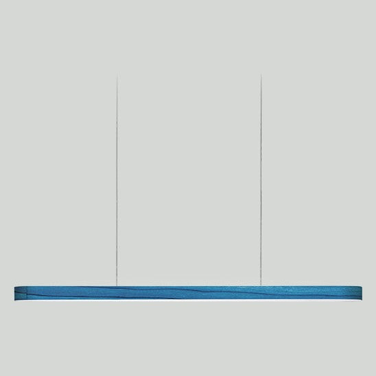 LZF I-Line Pendelleuchte – Furnier Blau