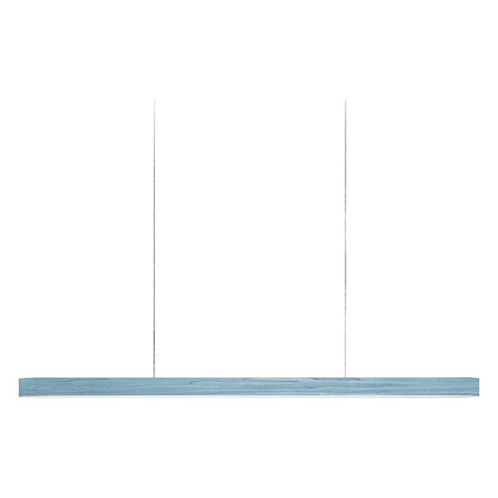 LZF I-Line Pendelleuchte – Furnier Meeresblau