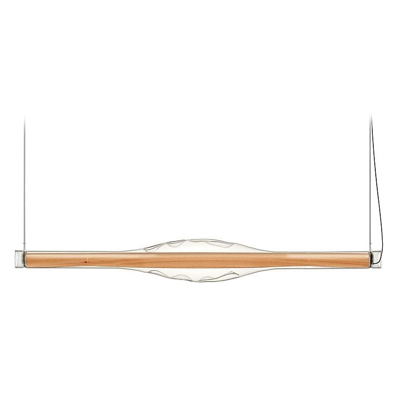 LZF Dune Horizontal Pendelleuchte – Furnier Buche natur