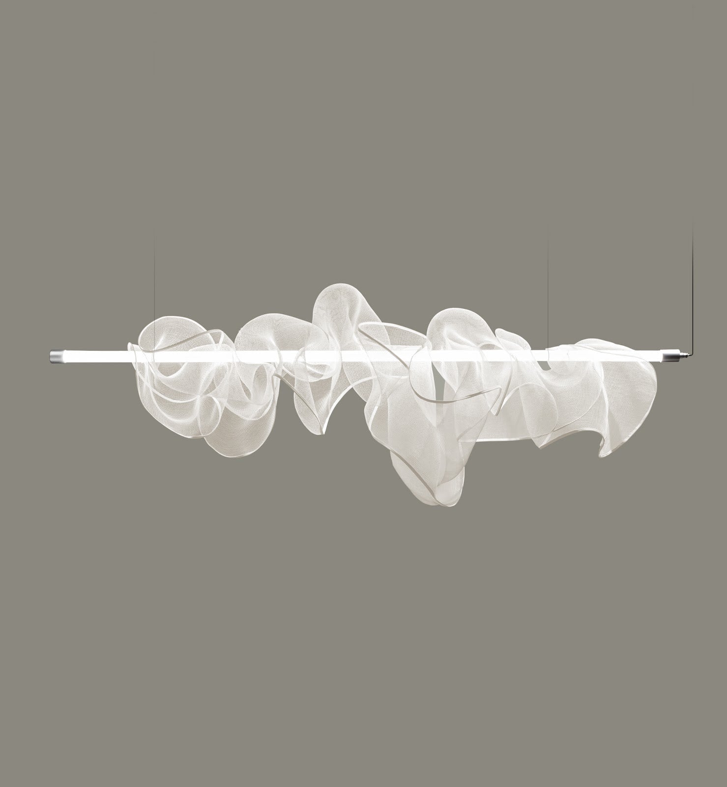 LZF The Cloud Pendelleuchte – Furnier Elfenbeinweiß