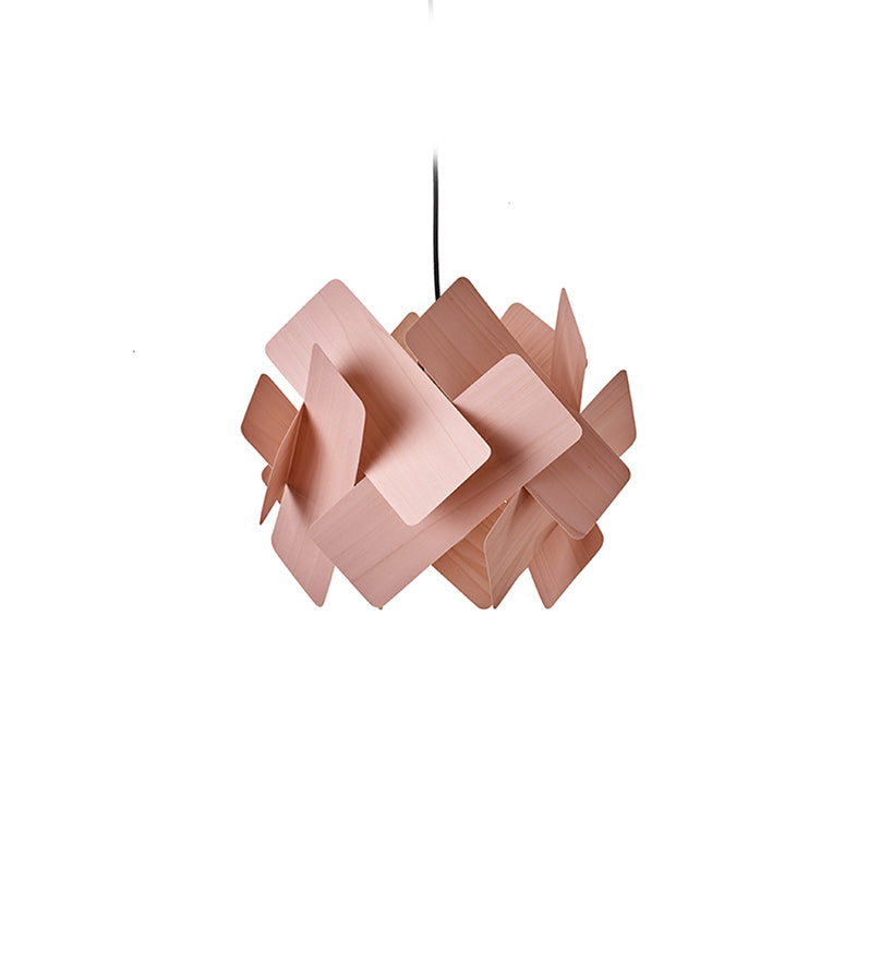 LZF Escape Pendelleuchte – Furnier Zartrosa