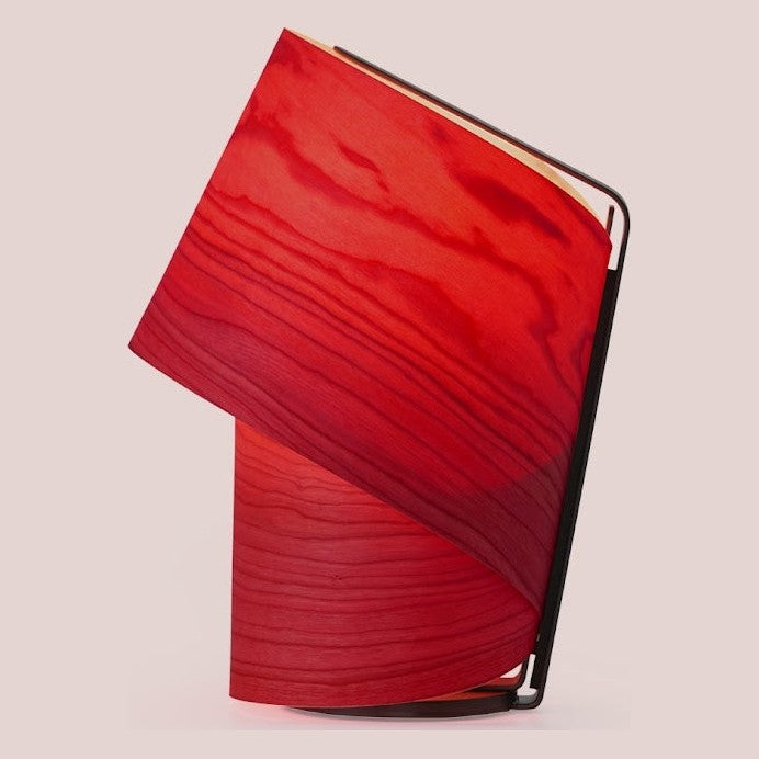 LZF Tiny Tischleuchte – Furnier Rot
