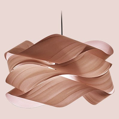 LZF Link Pendelleuchte – Furnier Zartrosa