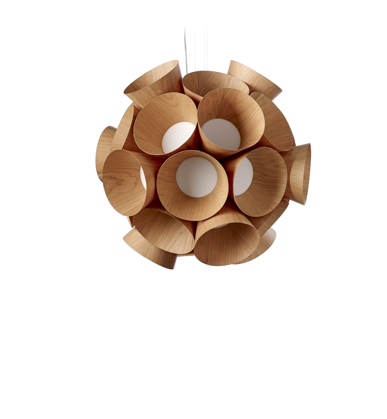 LZF Dandelion Pendelleuchte – Furnier Kirsche natur