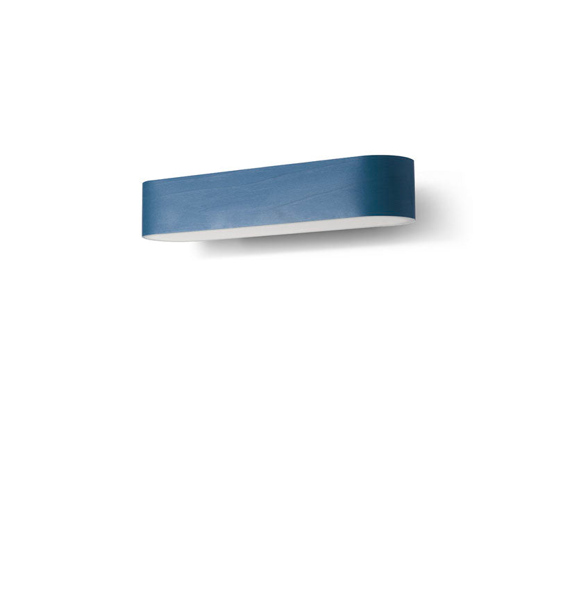 LZF I-Club Small Wandleuchte – Furnier Blau