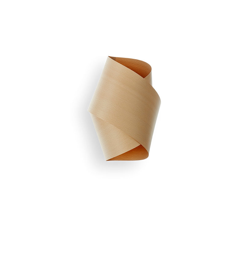 LZF Orbit Wandleuchte – Furnier Buche natur