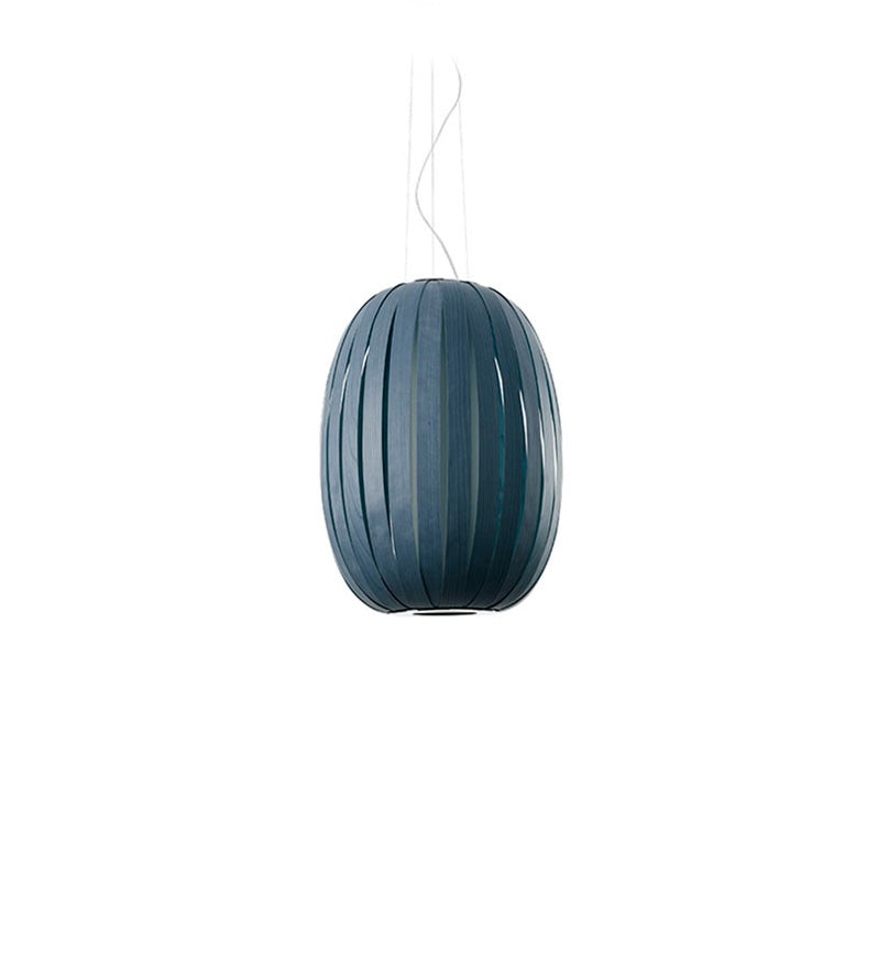 LZF Pod Pendelleuchte – Furnier Blau
