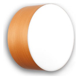 LZF Gea Wand- und Deckenleuchte – Furnier Orange
