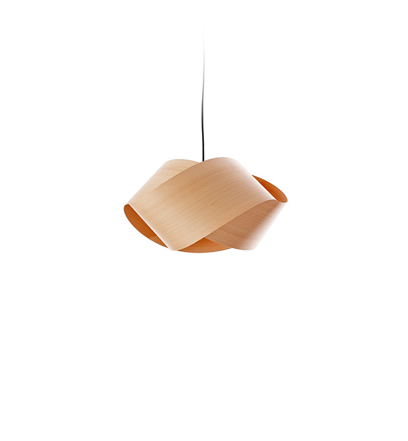 LZF Nut Pendelleuchte – Furnier Buche natur