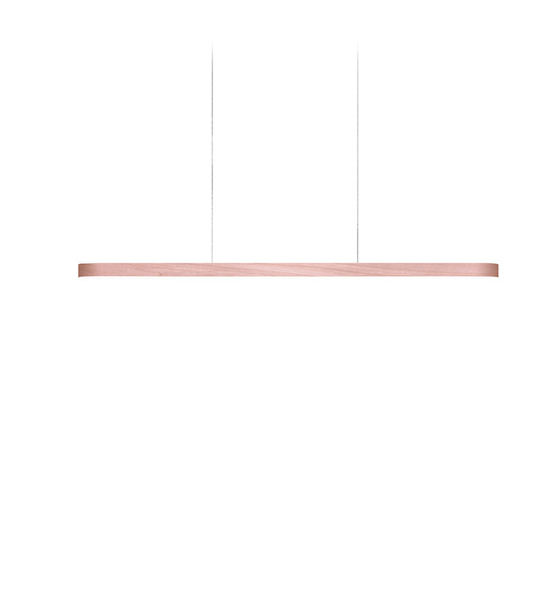 LZF I-Line Pendelleuchte – Furnier Zartrosa