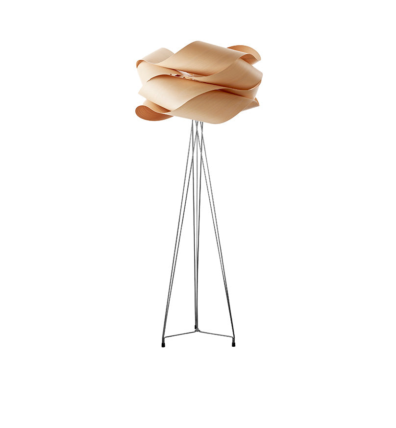 LZF Link Stehleuchte – Furnier Buche natur