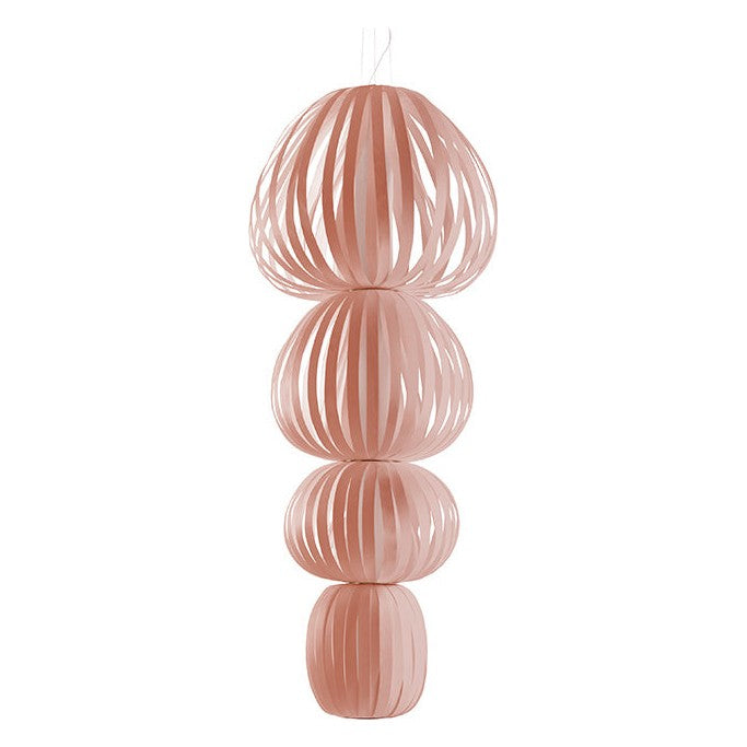 LZF Totem Pendelleuchte – Furnier Zartrosa