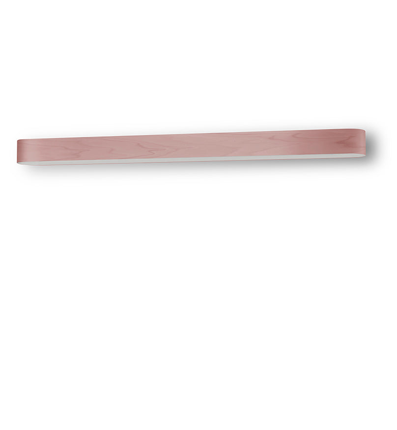 LZF I-Club Slim Wandleuchte – Furnier Zartrosa