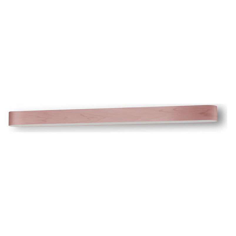 LZF I-Club Slim Wandleuchte – Furnier Zartrosa