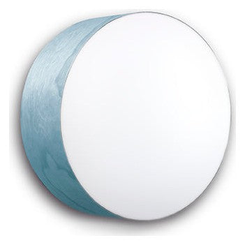 LZF Gea Wand- und Deckenleuchte – Furnier Meeresblau