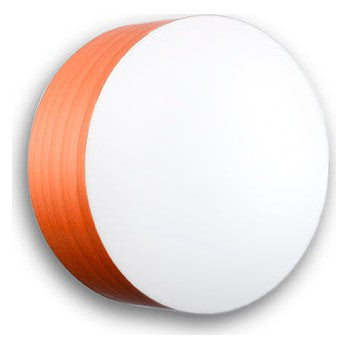 LZF Gea Wand- und Deckenleuchte – Furnier Orange
