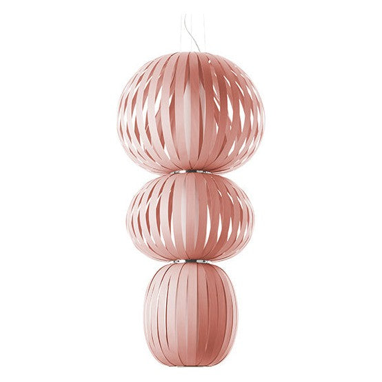 LZF Totem Pendelleuchte – Furnier Zartrosa