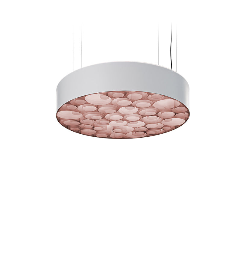 LZF Spiro Pendelleuchte – Furnier Zartrosa