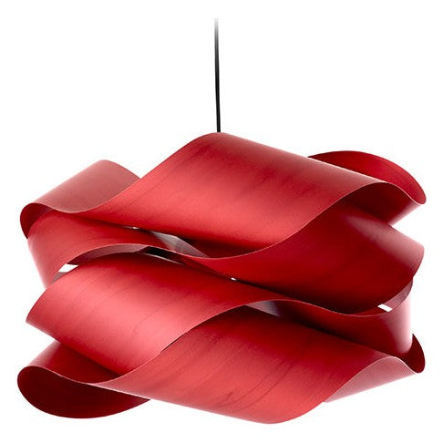 LZF Link Pendelleuchte – Furnier Rot
