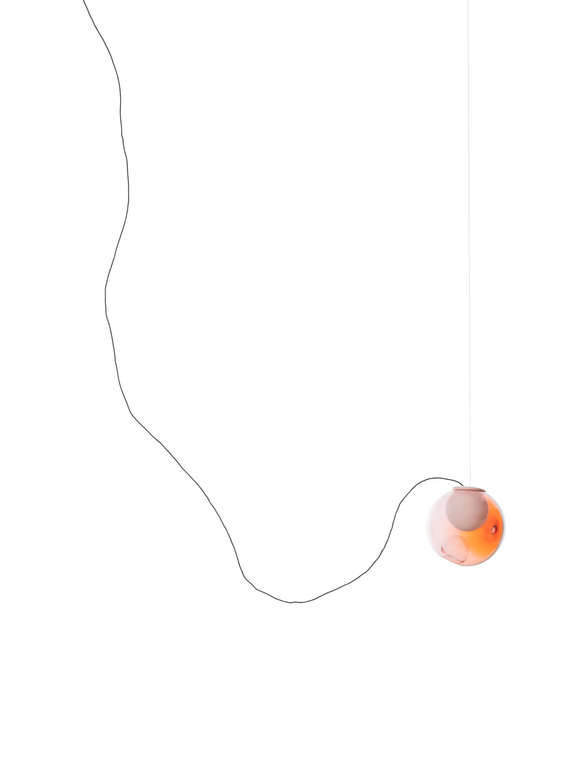 Bocci 28 Sculptural Cable Pendelleuchte – 28.1 – 1 Pendel, Ø116 mm x 7 mm Baldachin rund, farbig, 2700 K