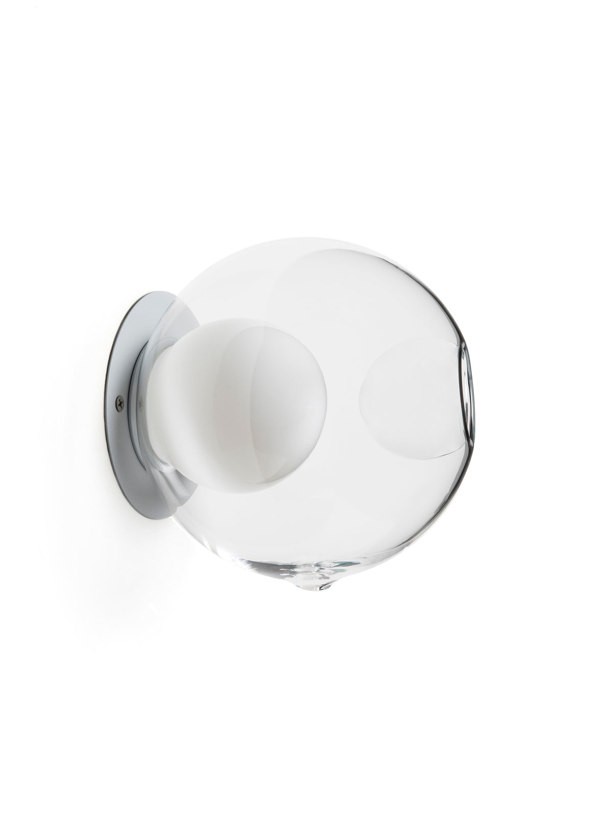 Bocci 28 Wand-/Deckenleuchte – 28sp – 1 Pendel, Ø115 mm Montageplatte. IP30, klar, 2700 K