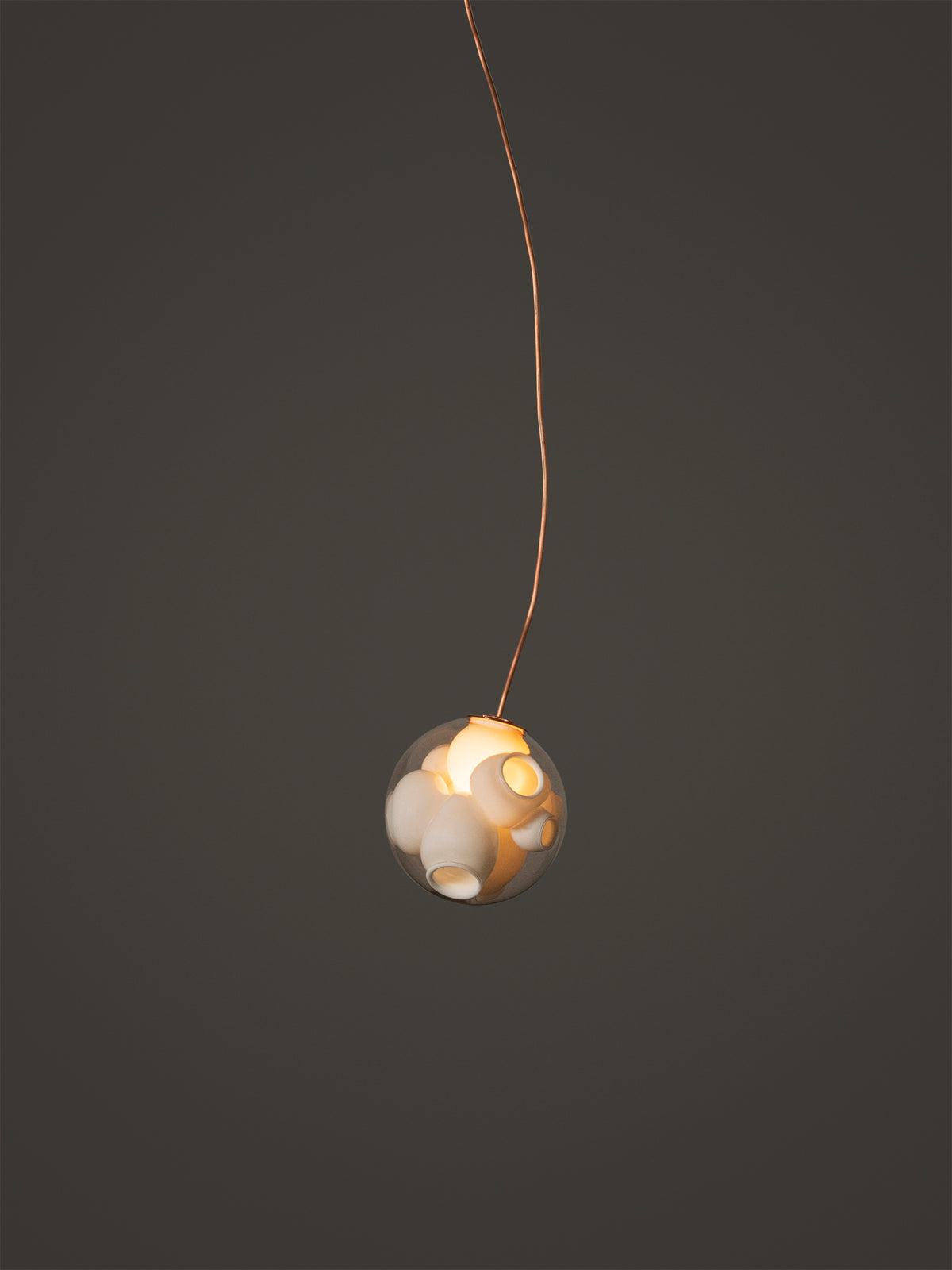 Bocci 38V Copper Suspension Pendelleuchte – Ansicht 2