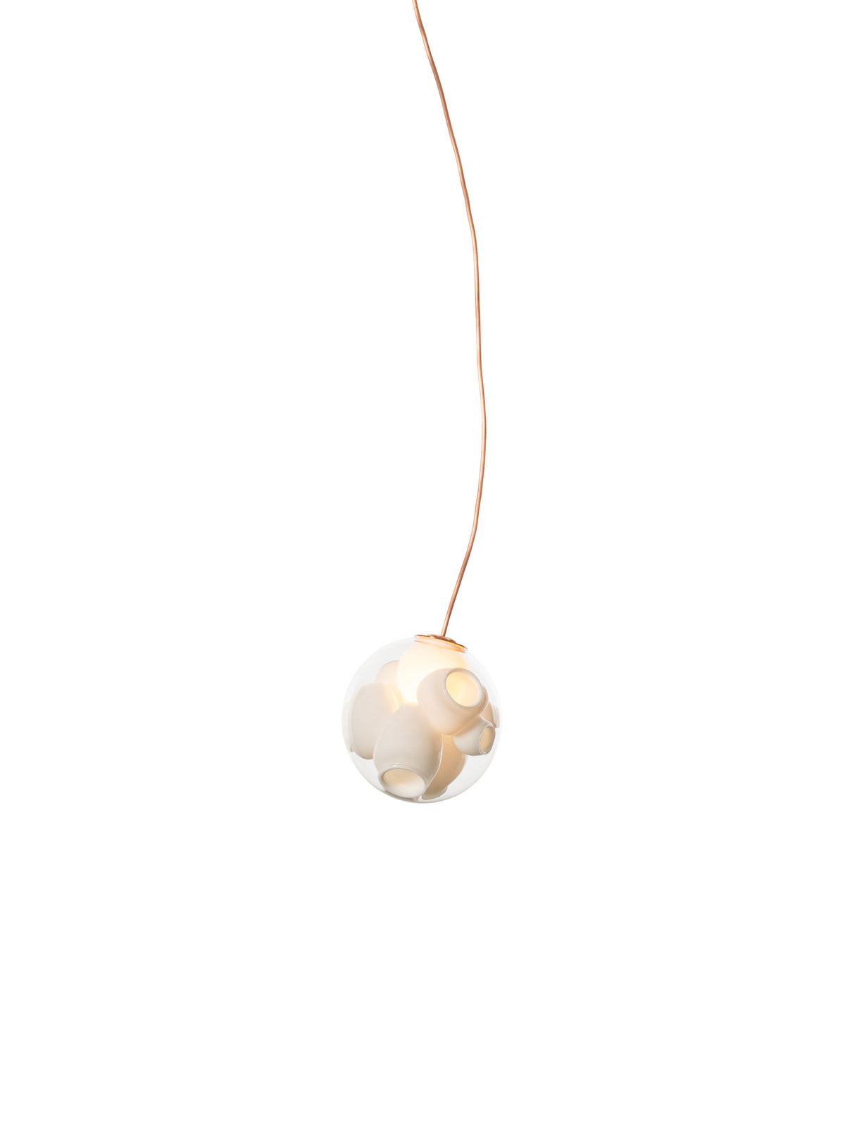 Bocci 38V Copper Suspension Pendelleuchte – Ansicht 1