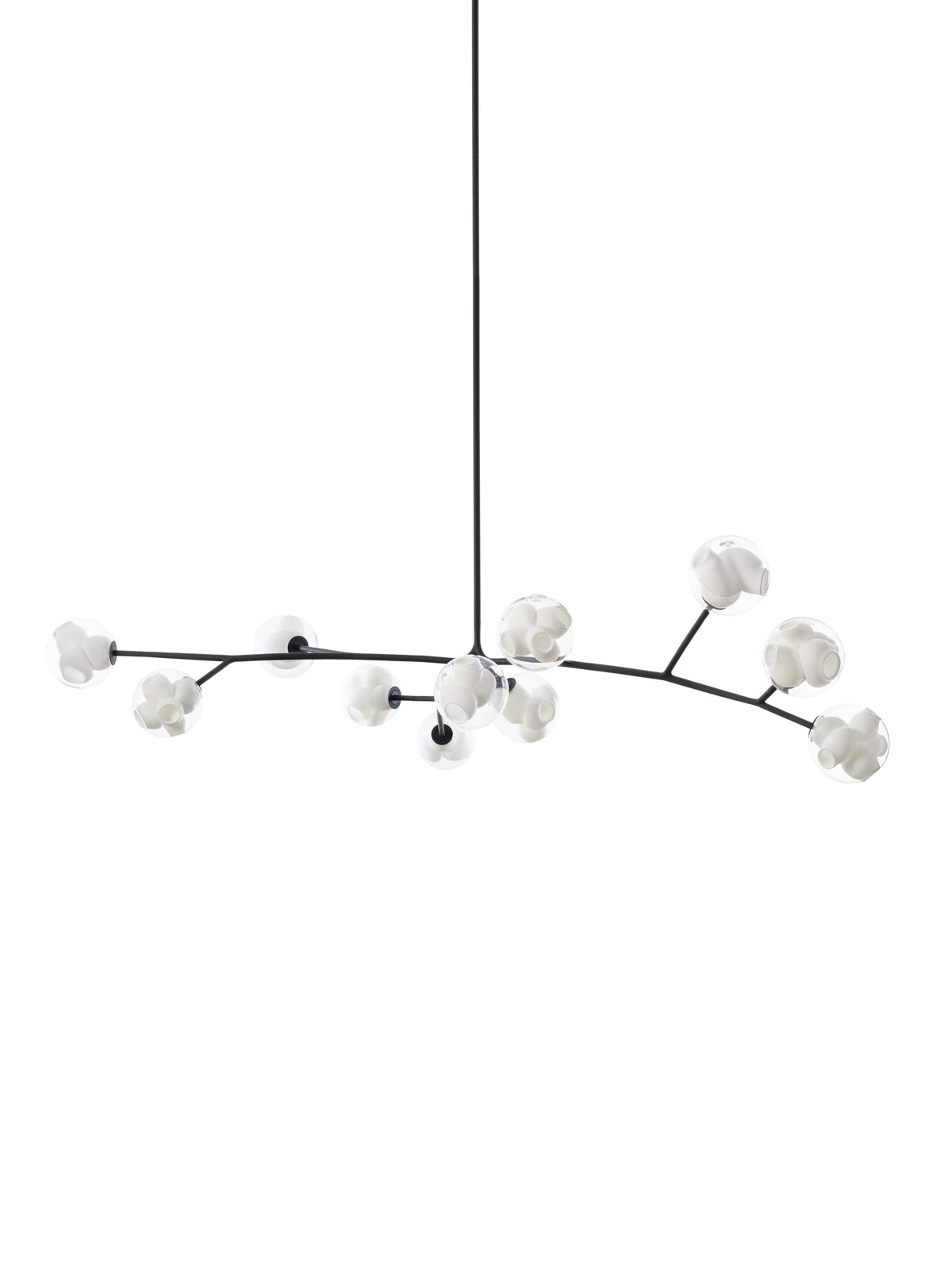 Bocci 38V Armature Pendelleuchte – 38.11Va.1 – 11 Pendel, 1010 mm hoch, mit 500 mm Verlängerung, 2700 K