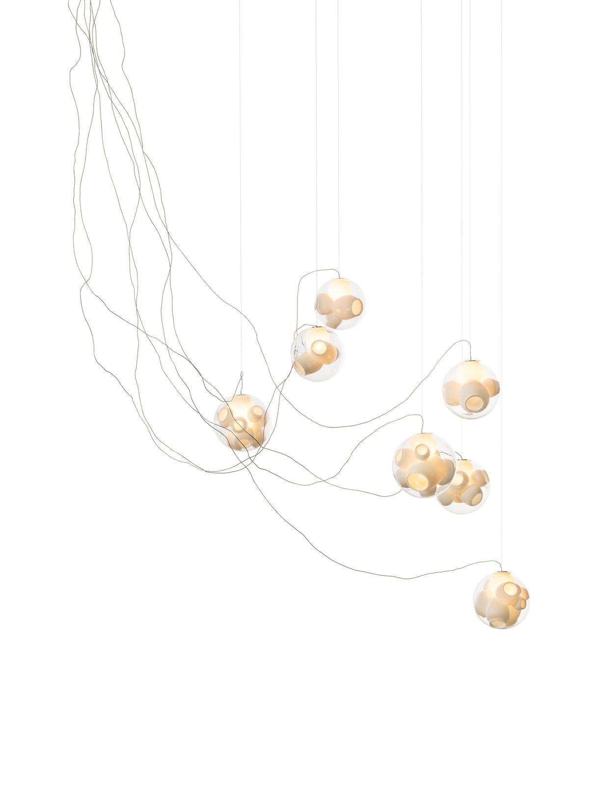 Bocci 38V Sculptural Cable Pendelleuchte – Ansicht 15
