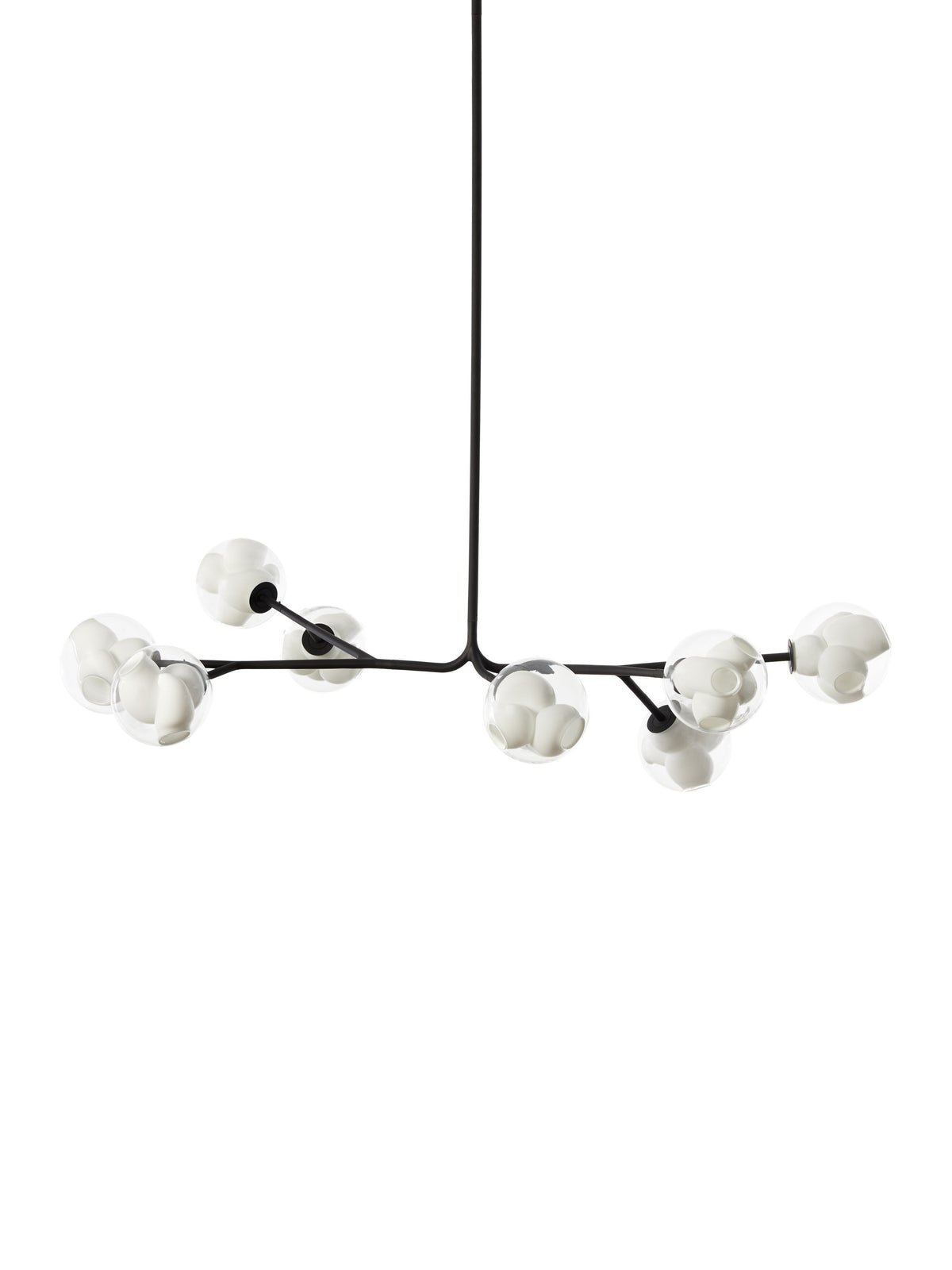Bocci 38V Armature Pendelleuchte – 38.8Va.1 – 8 Pendel, 850 mm hoch, mit 500 mm Verlängerung, 2700 K