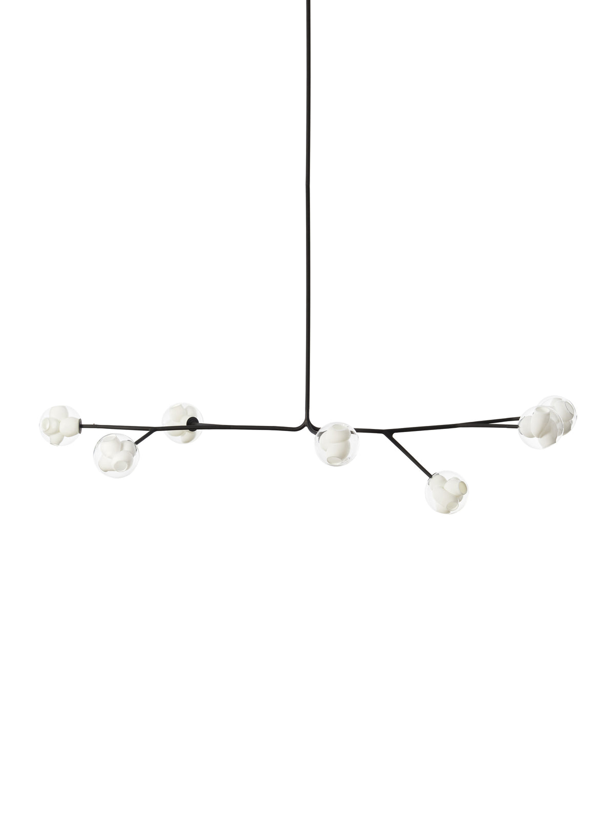 Bocci 38V Armature Pendelleuchte – 38.8Va.2 – 8 Pendel, 900 mm hoch, mit 500 mm Verlängerung, 2700 K
