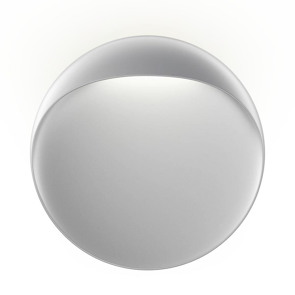 Louis Poulsen Flindt Wandleuchte – Aluminiumfarben struktur, Ø 400, LED 2700K 20W