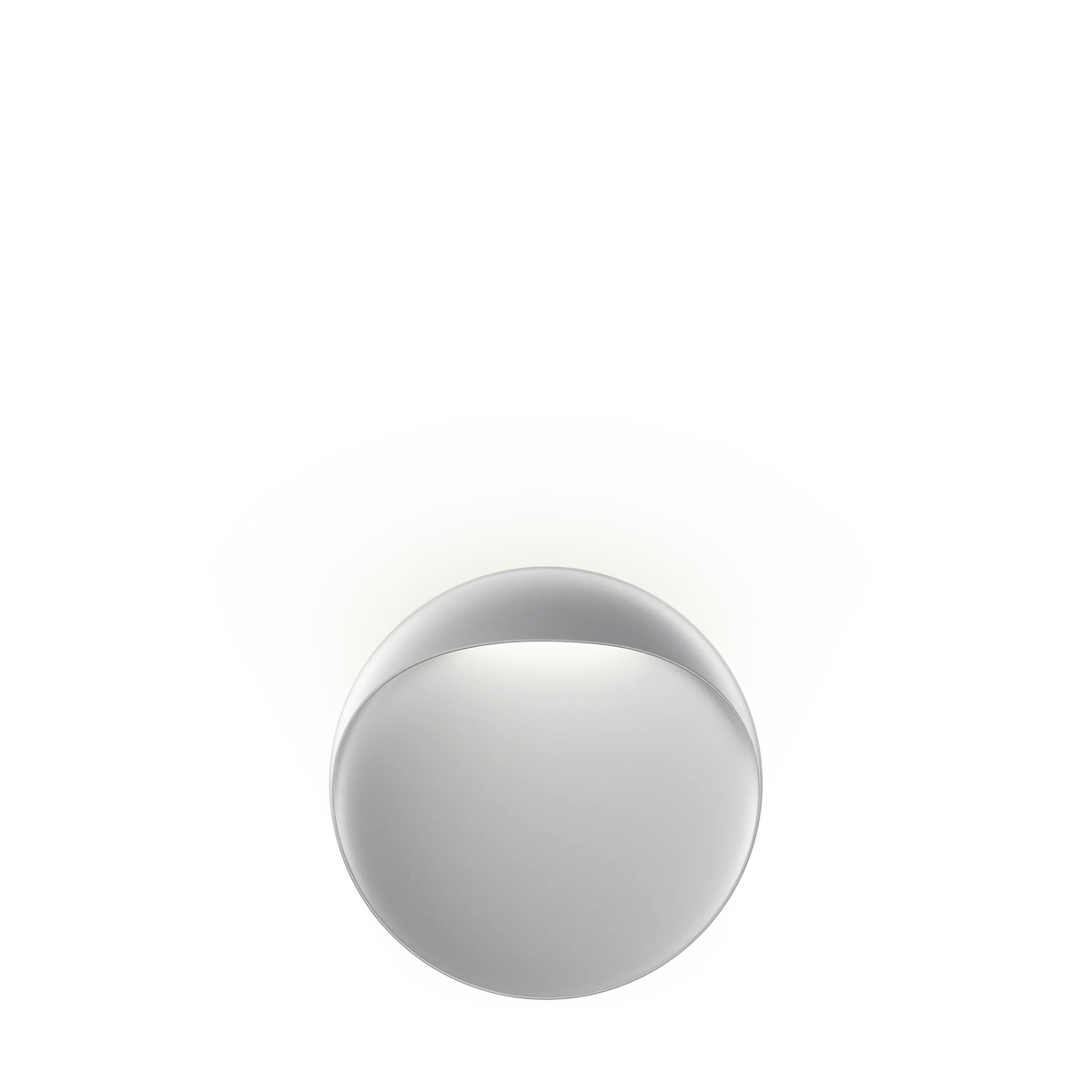 Louis Poulsen Flindt Wandleuchte – Aluminiumfarben struktur, Ø 200, LED 2700K 10W
