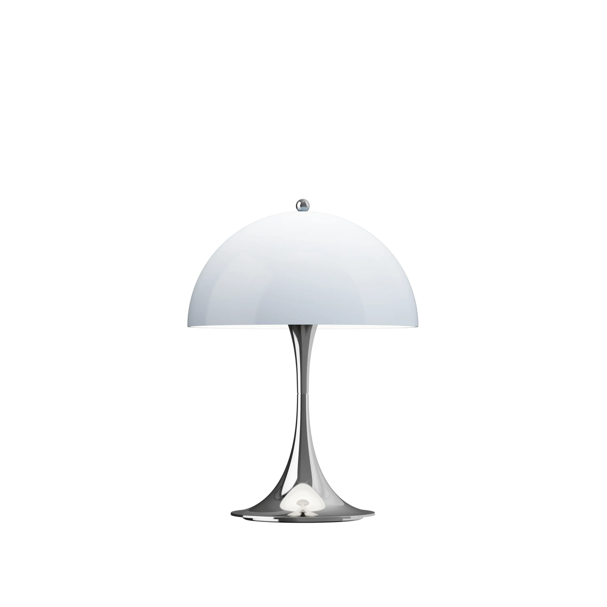 Louis Poulsen Panthella 250 Portable Leuchte – Chrom Opal Blau Grau