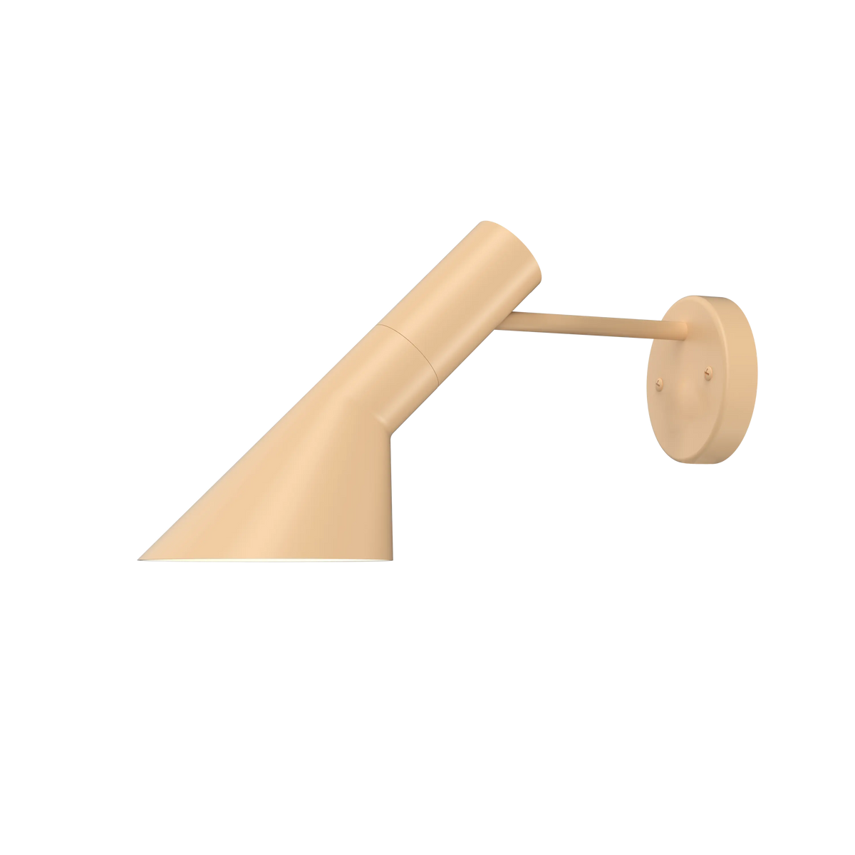 Louis Poulsen AJ Wandleuchte – Warm sand, 1x20W E14 · ohne Kabel · ohne Schalter