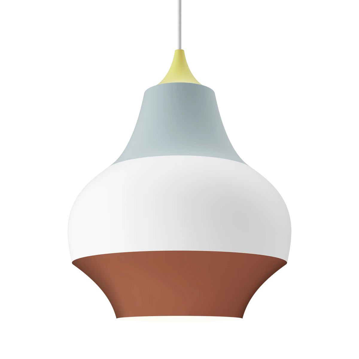 Louis Poulsen Cirque Pendelleuchte – Yellow top, Ø 380, 1x60W E27