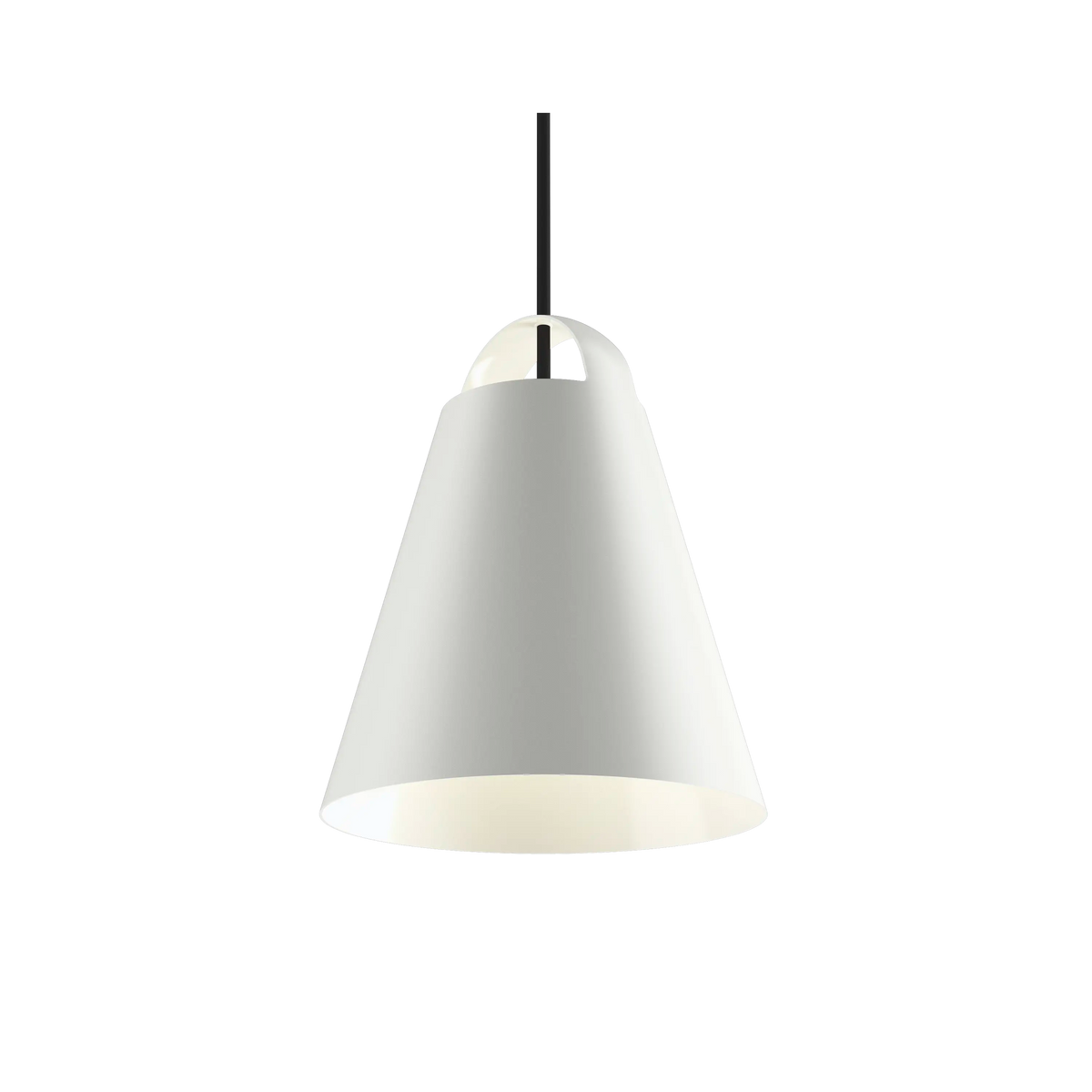 Louis Poulsen Above Pendelleuchte – Weiß, Ø 250, 1x60W E27
