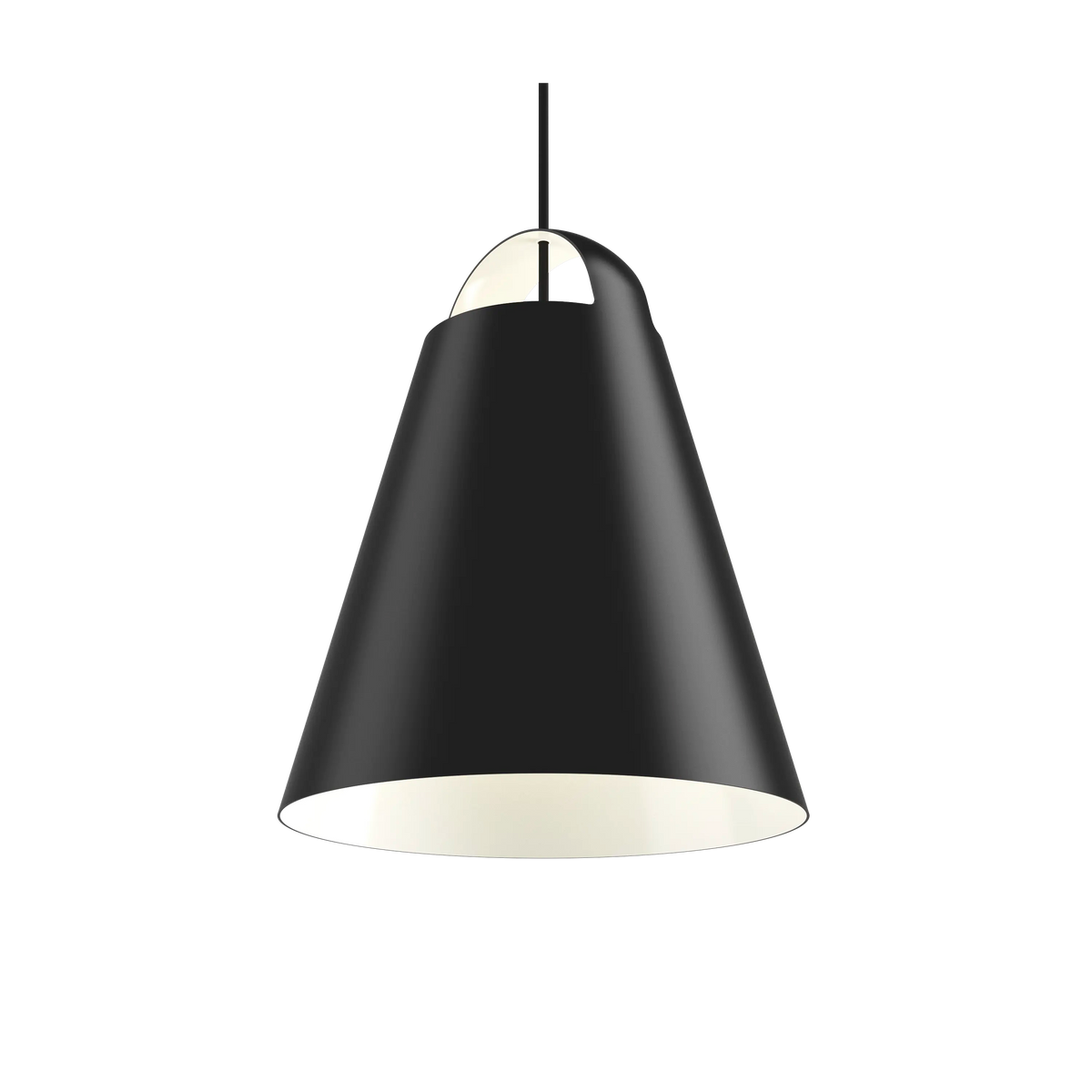 Louis Poulsen Above Pendelleuchte – Schwarz, Ø 400, 1x100W E27