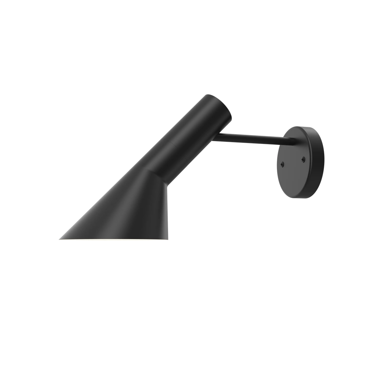 Louis Poulsen AJ Wandleuchte – Schwarz, 1x20W E14 · ohne Kabel · ohne Schalter