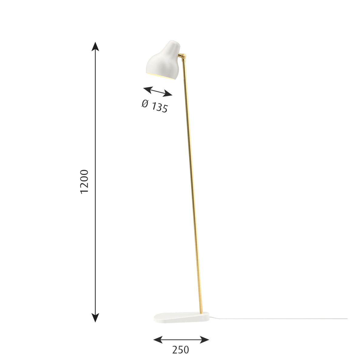 Louis Poulsen VL 38 Stehleuchte – Ansicht 9