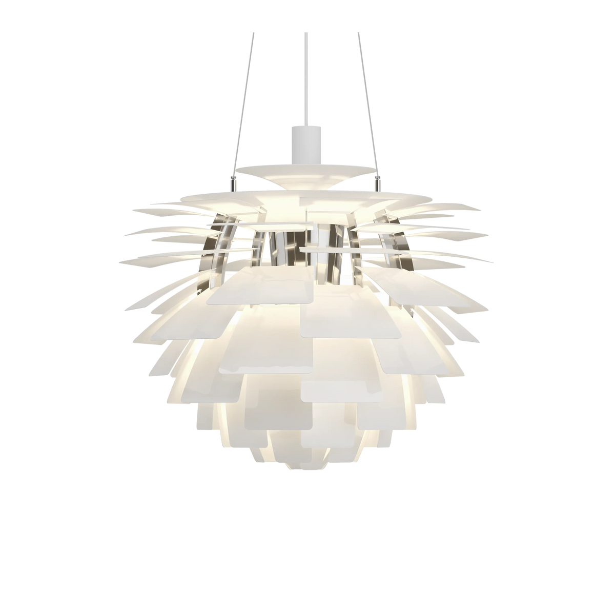 Louis Poulsen PH Artichoke Ø 600 Pendelleuchte – Weiß, 1x100W E27