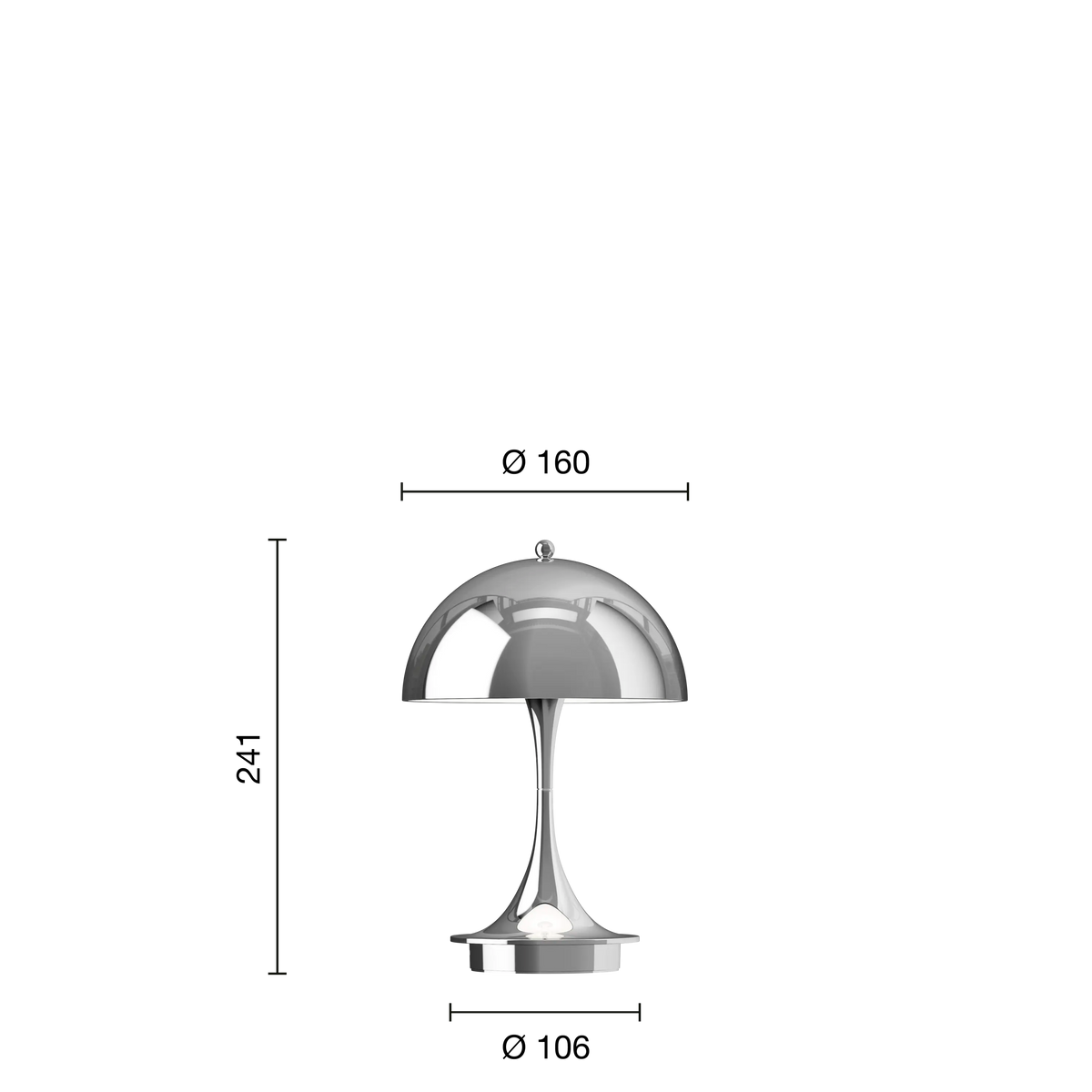 Louis Poulsen Panthella 160 Portable Leuchte – Ansicht 6
