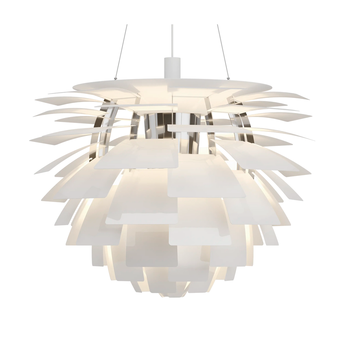 Louis Poulsen PH Artichoke Ø 840 Pendelleuchte – Weiß, 1x100W E27